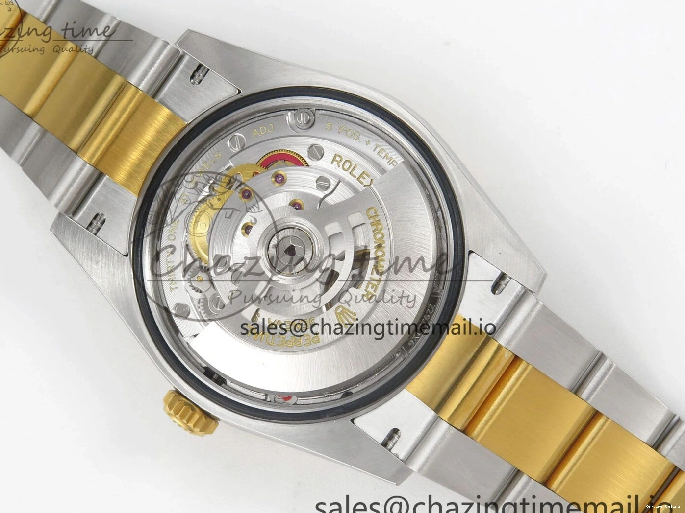 0101 TravelReady DateJust 36 SS YG ARF 1:1 Best Edition 904L Steel White Dial YG Roman on Oyster Bracelet SH 99